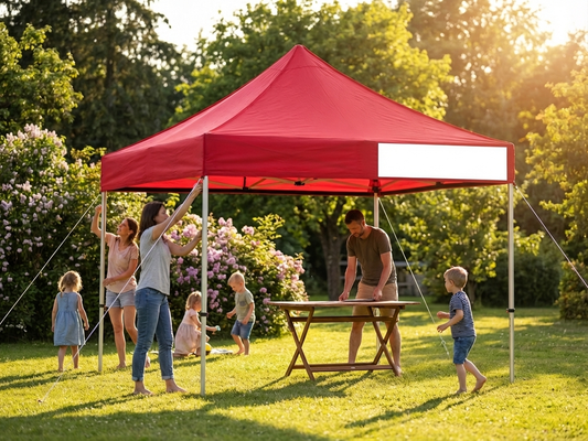 Valance print 21x21 cm for FleXtents, PVC material