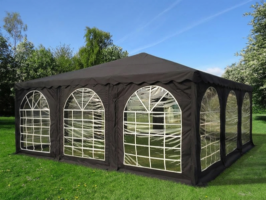 6x6 m black pagoda marquee for outdoor events - product detail