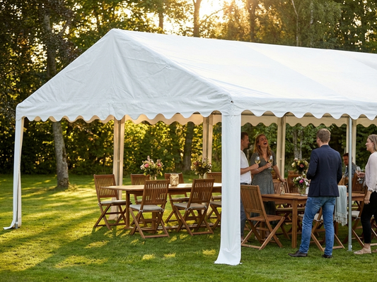 White PVC marquee roof cover 6x8m - product detail