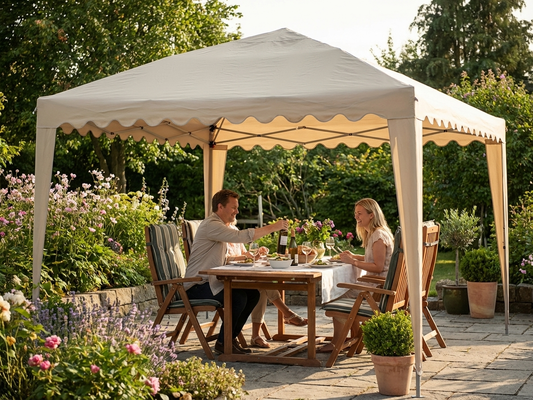 Marquee Roof Cover 4x4m Sand PVC/Polyester - product detail
