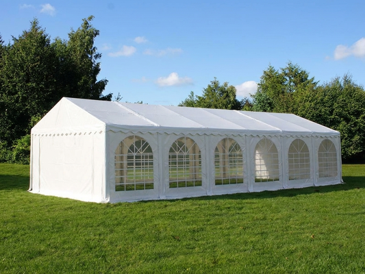 PVC marquee tent 6x12m white for event use