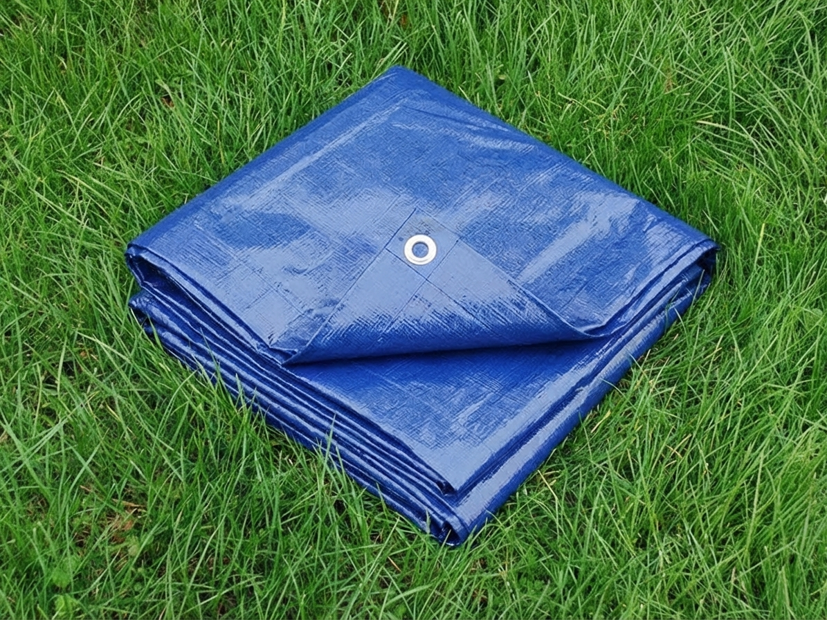 Blue tarpaulin 10x15 m for outdoor use