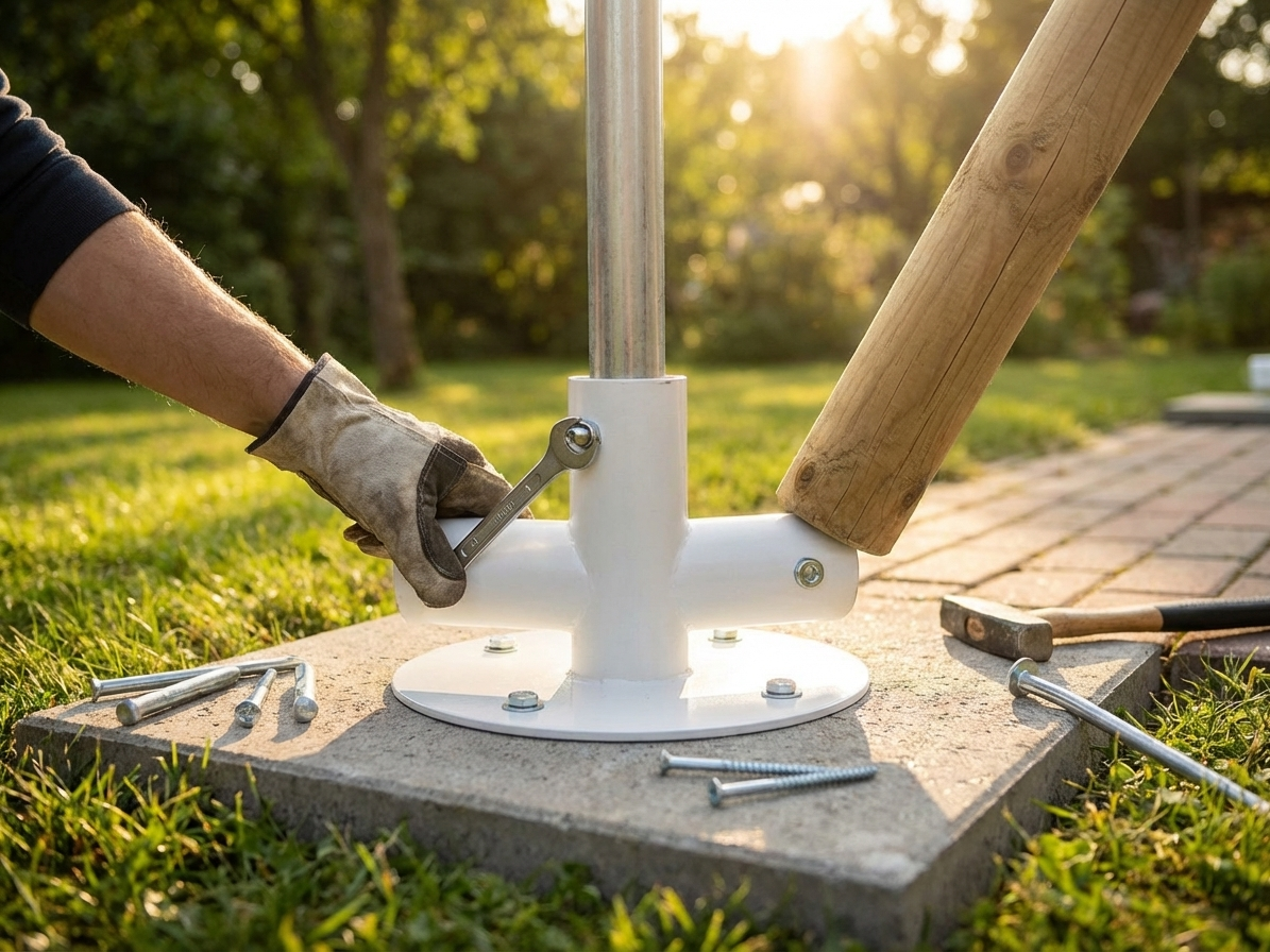 Ground Bar Connector in Silver Galvanised Steel - product detail