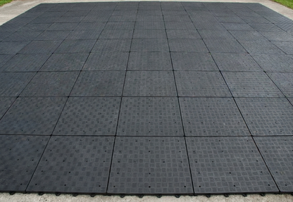 Anthracite Flooring PRO made from recycled PE