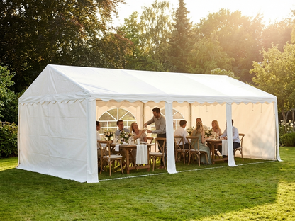 Large white PVC marquee for outdoor events - view 3